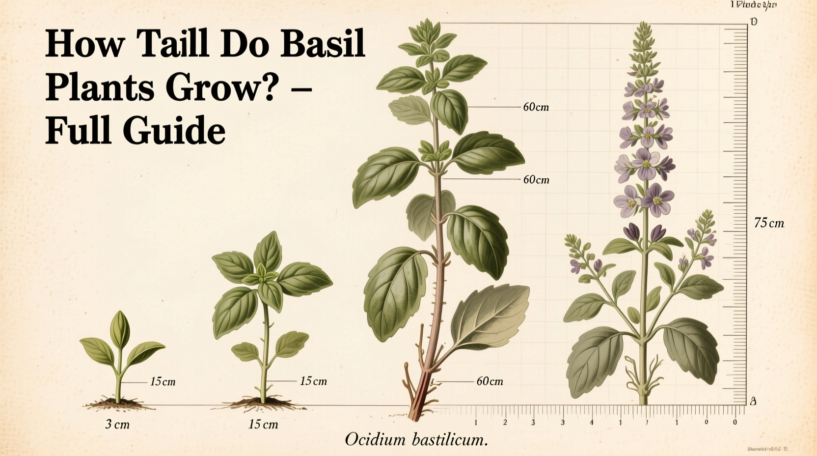 How Tall Do Basil Plants Grow? Full Guide