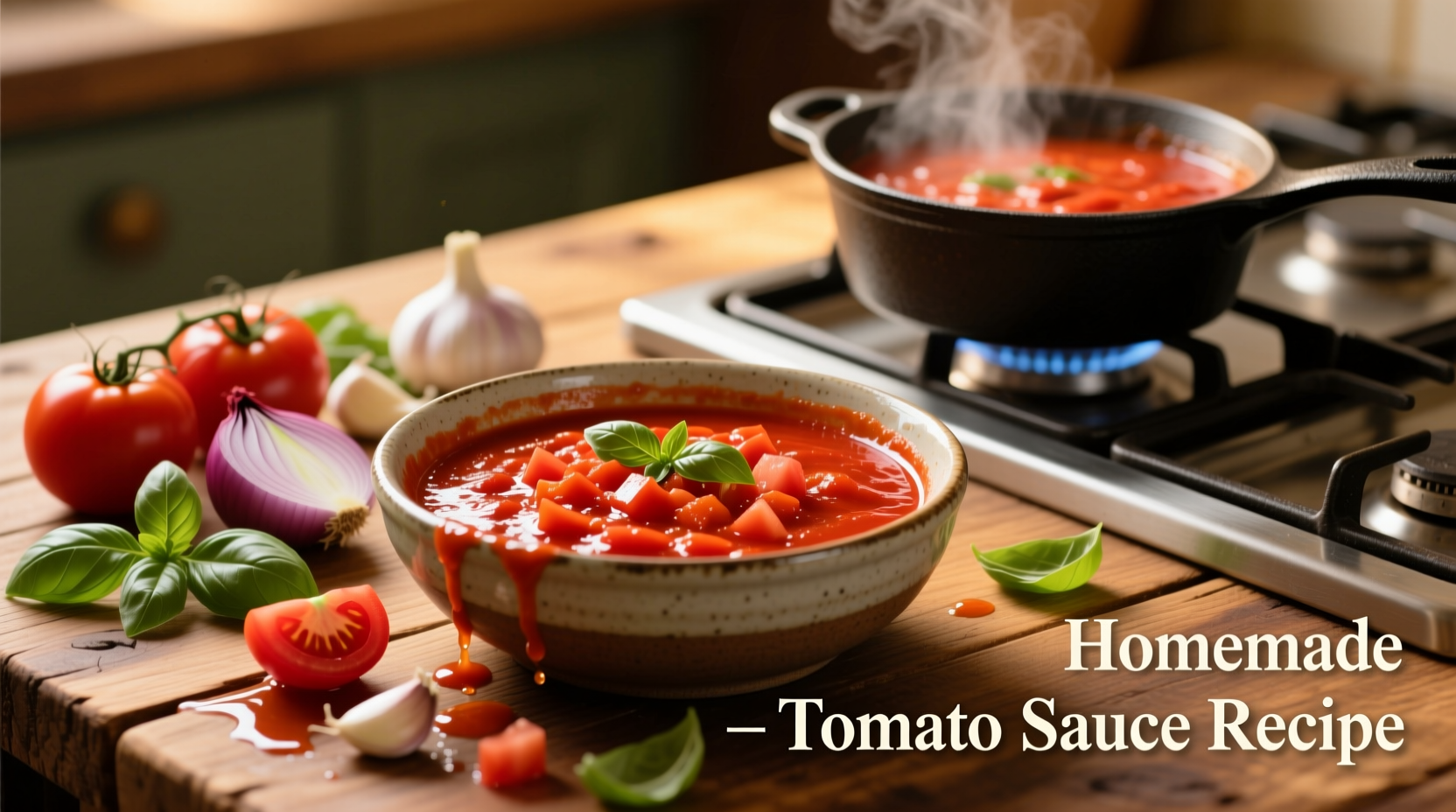 Perfect Homemade Tomato Sauce Recipe in 30 Minutes
