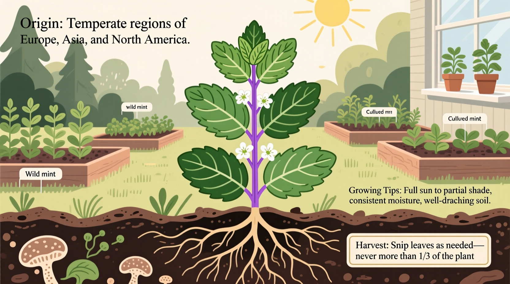 Where Do Mint Leaves Come From? Origins & Growing Guide