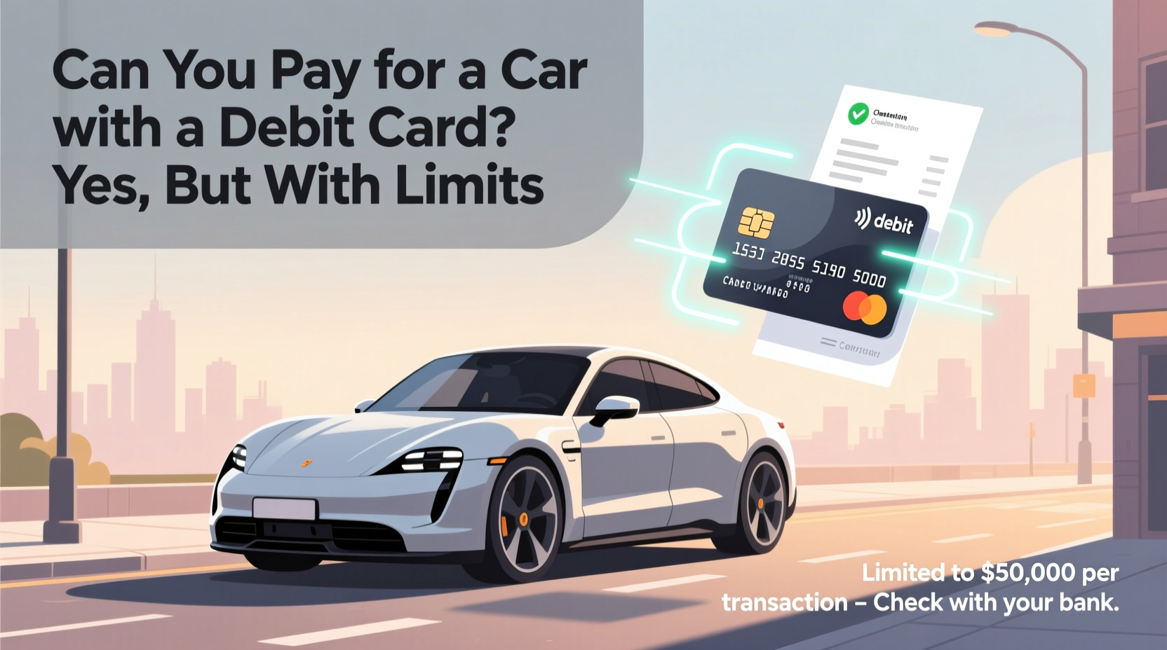 can you pay for a car with a debit card