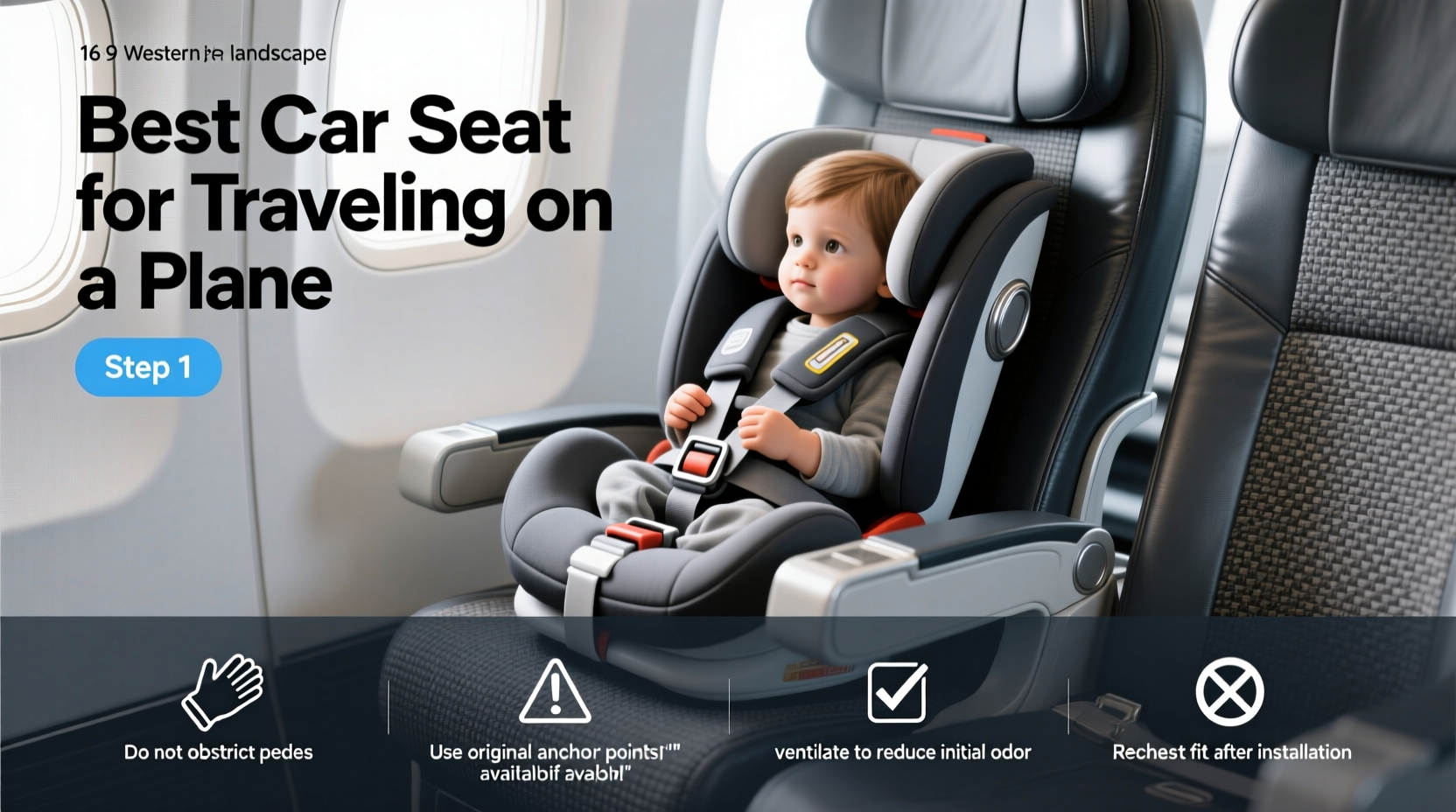best car seat for traveling on a plane