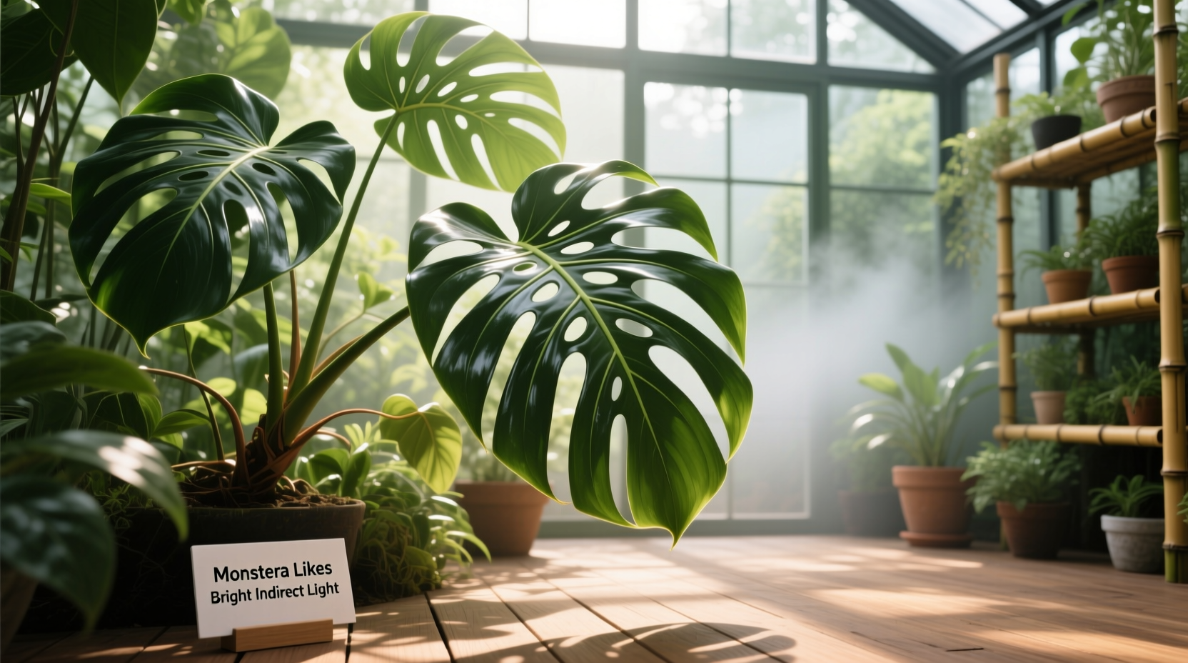 does monstera like full sun