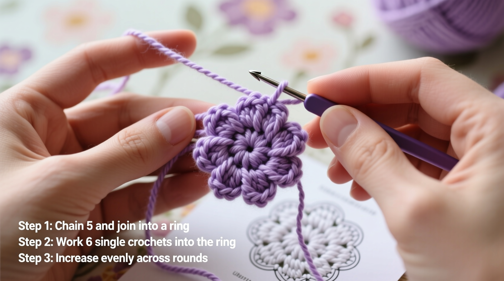 Mastering The Crochet Puff Flower A Step By Step Guide For Beautiful ...