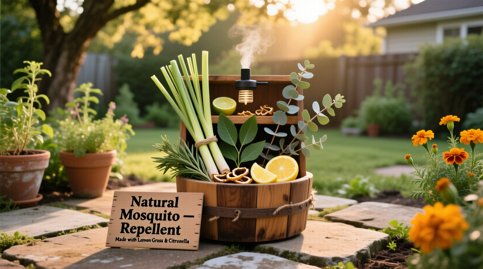 homemade mosquito repellent for yard