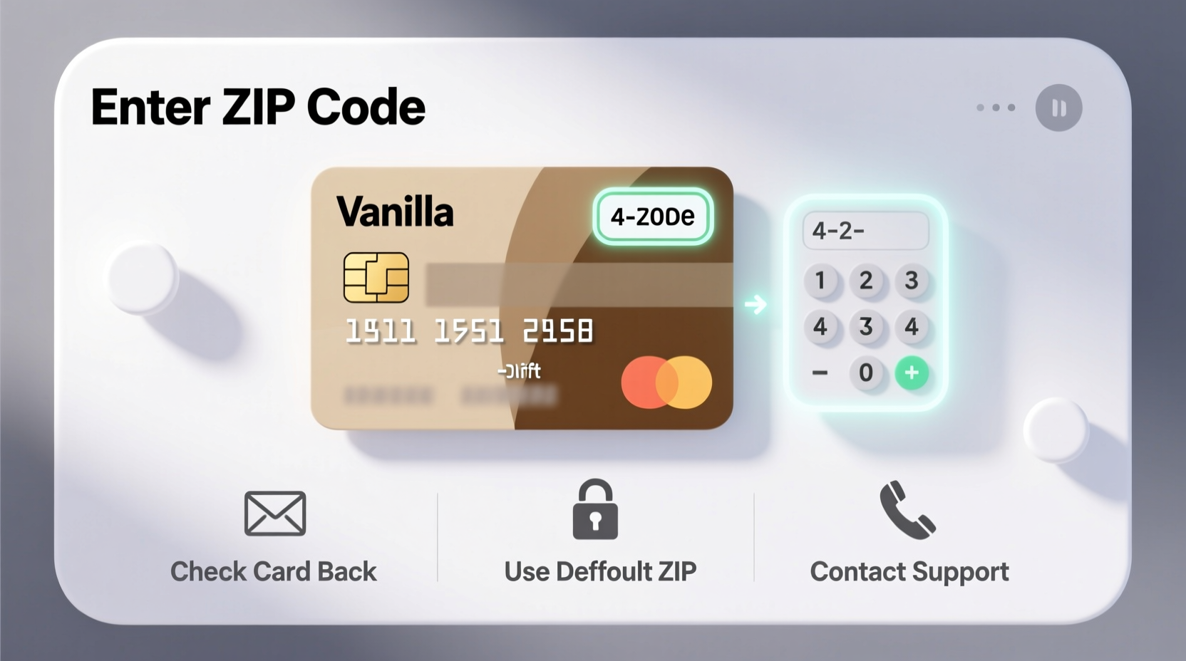 vanilla gift card zip code setup simple solutions explored