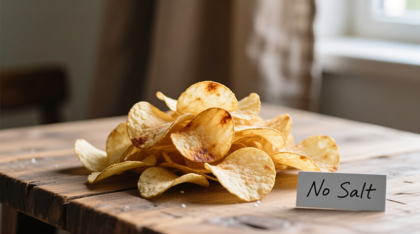 salt free potato chips