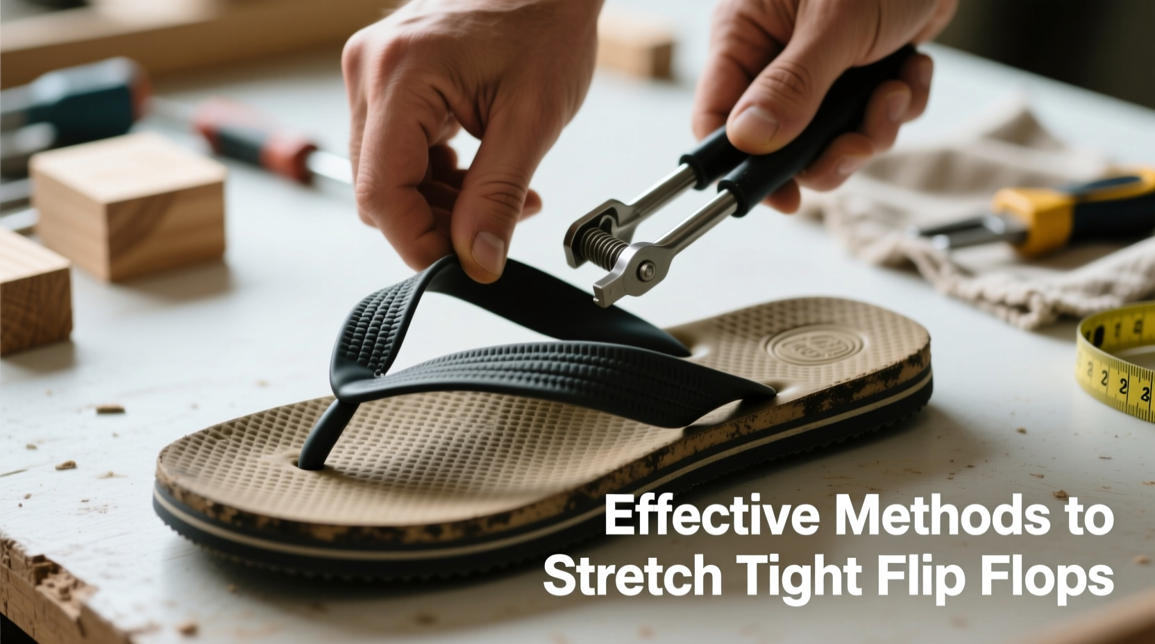 effective methods to stretch out tight flip flops for a comfortable fit