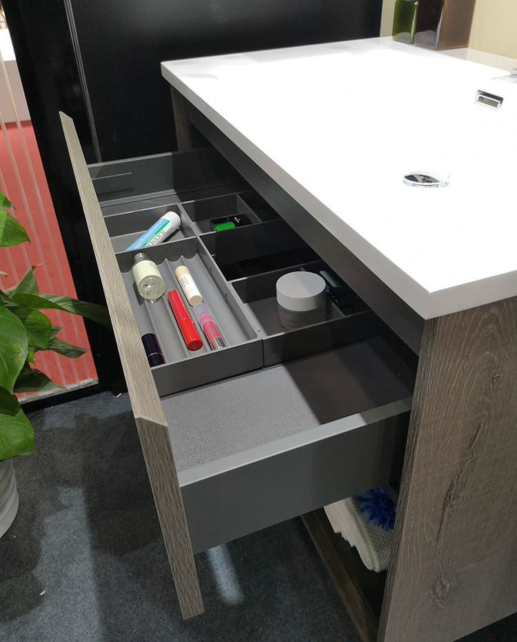 Custom wall mount bathroom vanity MDF hanging bathroom cabinet