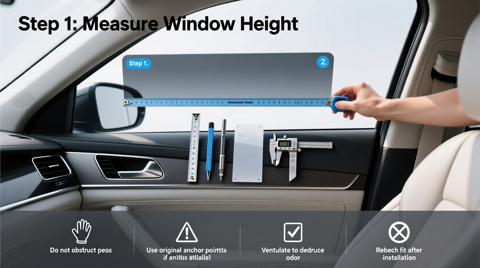 Car Window Tint Measurements Buying Guide: How to Choose