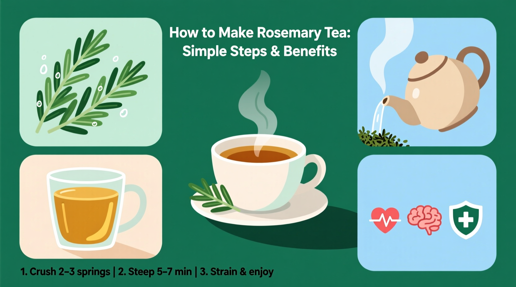 how to make rosemary tea