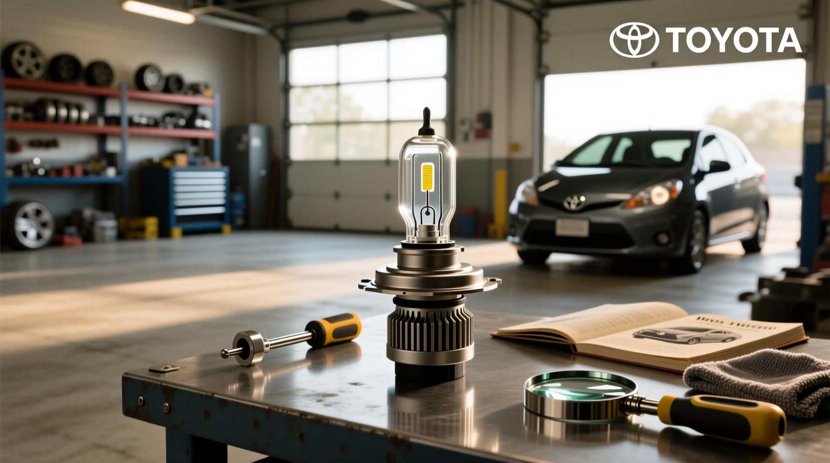 2010 toyota yaris headlight bulb guide