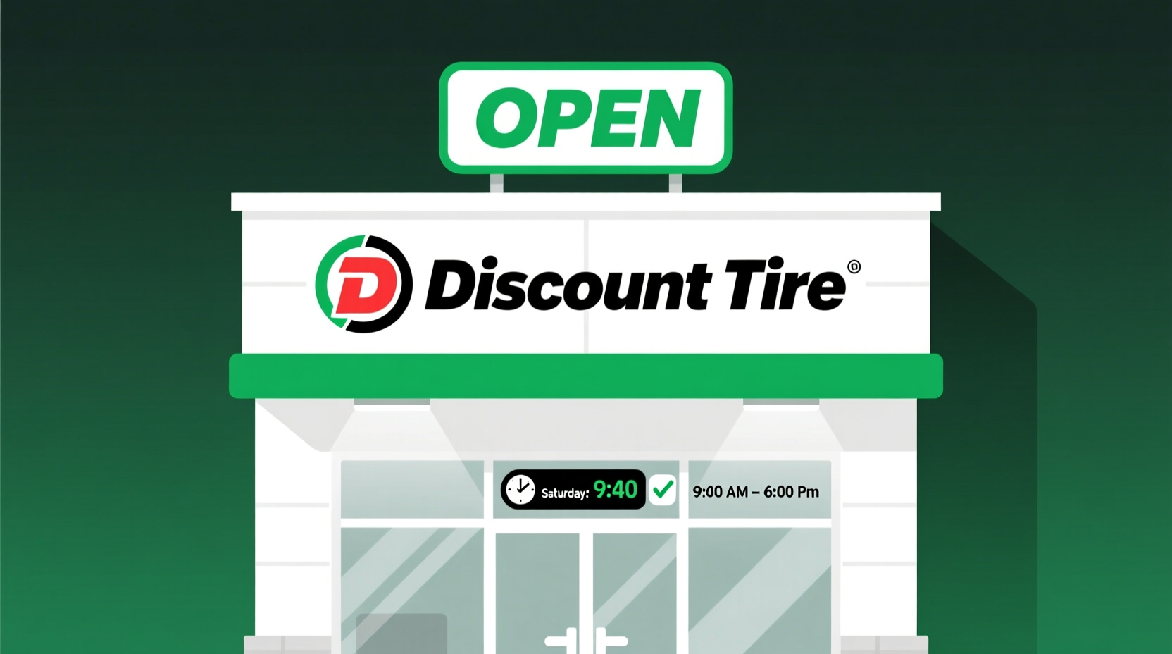 is discount tire open on saturday