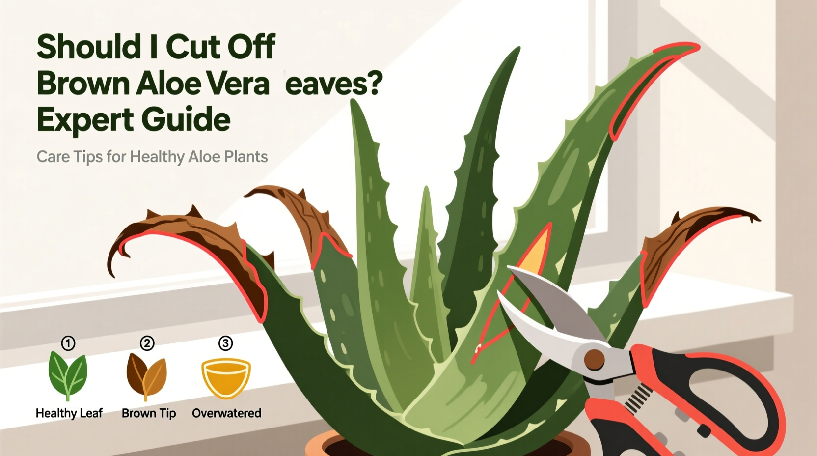 Should I Cut Off Brown Aloe Vera Leaves? Expert Guide