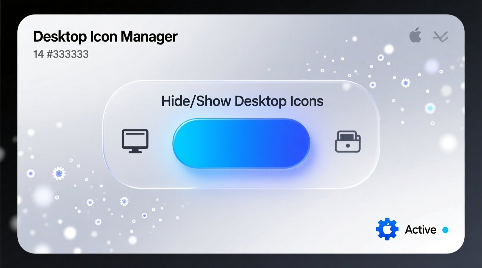 Hide and Show Desktop Icons on macOS with an Automator Script