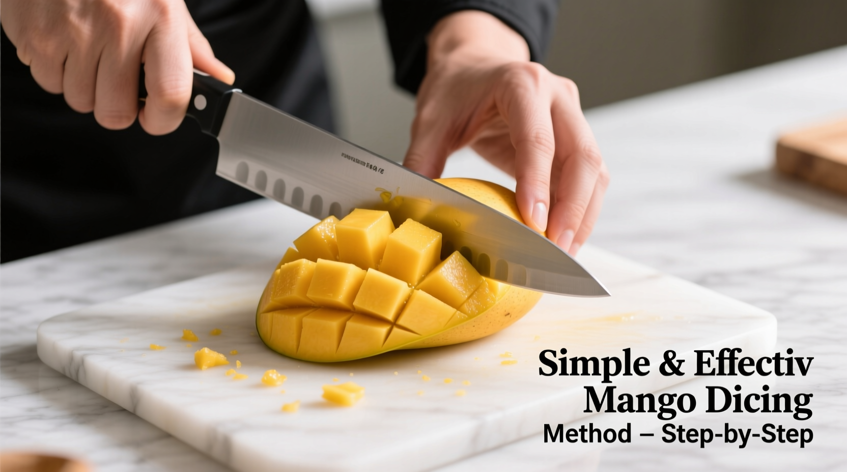 simple and effective methods for the best way to dice a mango