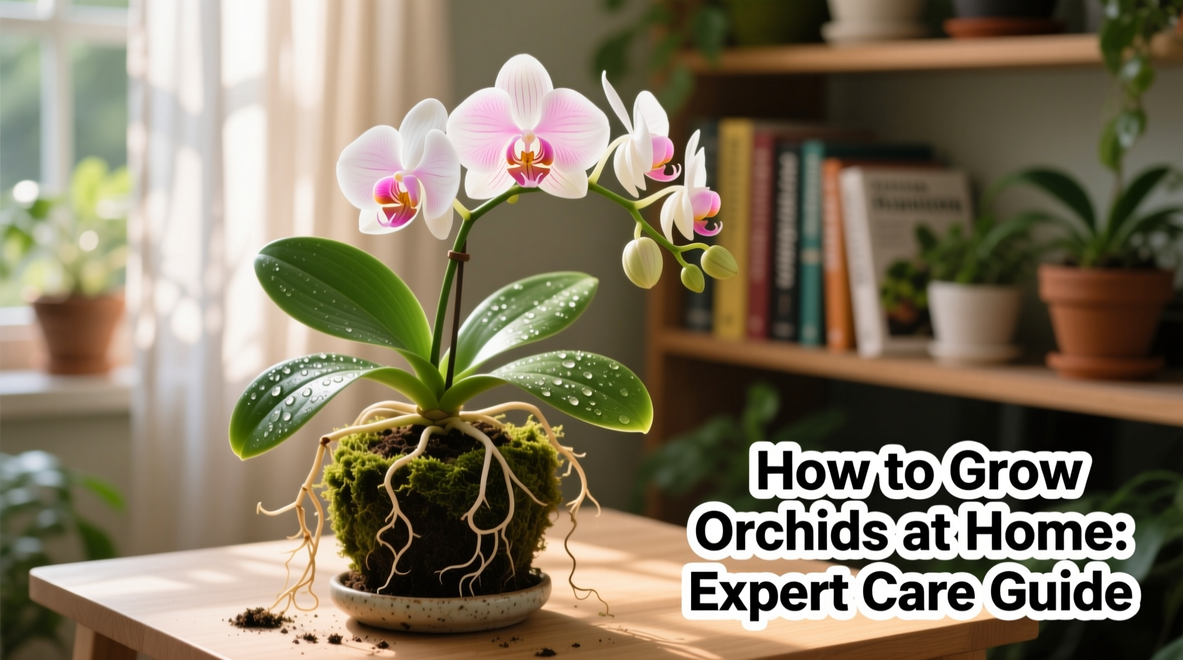 how to grow orchids in the home