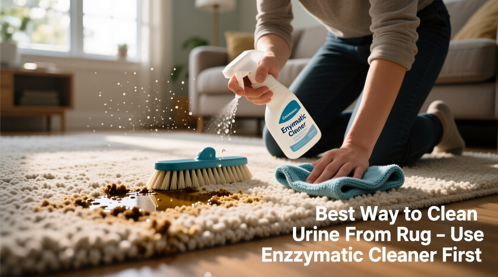 effective methods for the best way to clean urine from rug