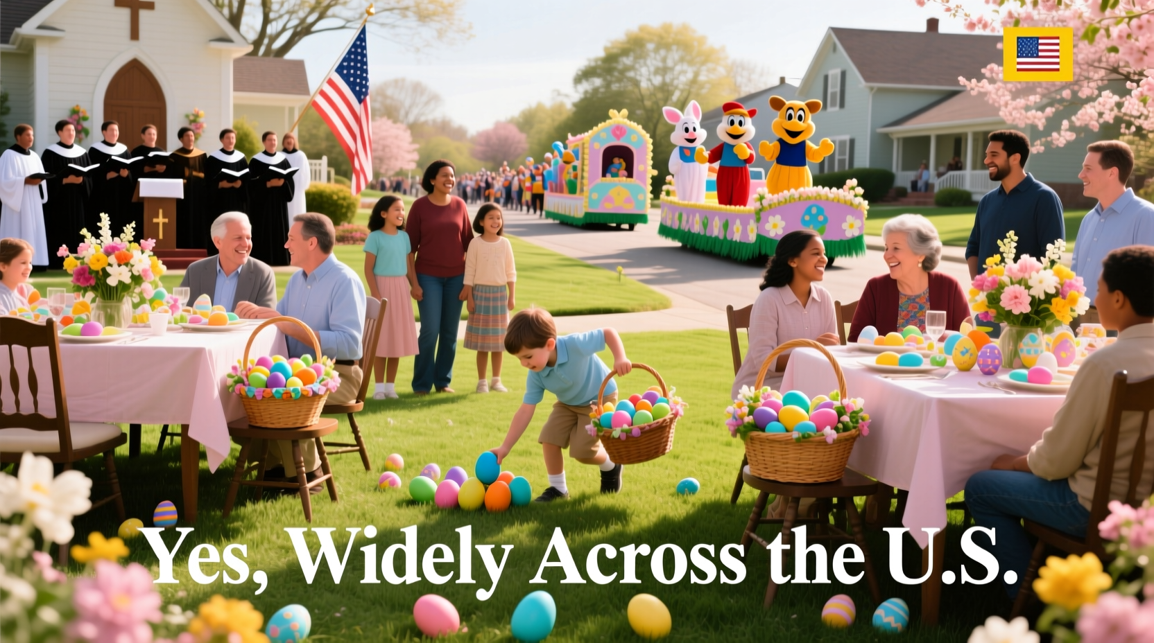 do americans celebrate easter