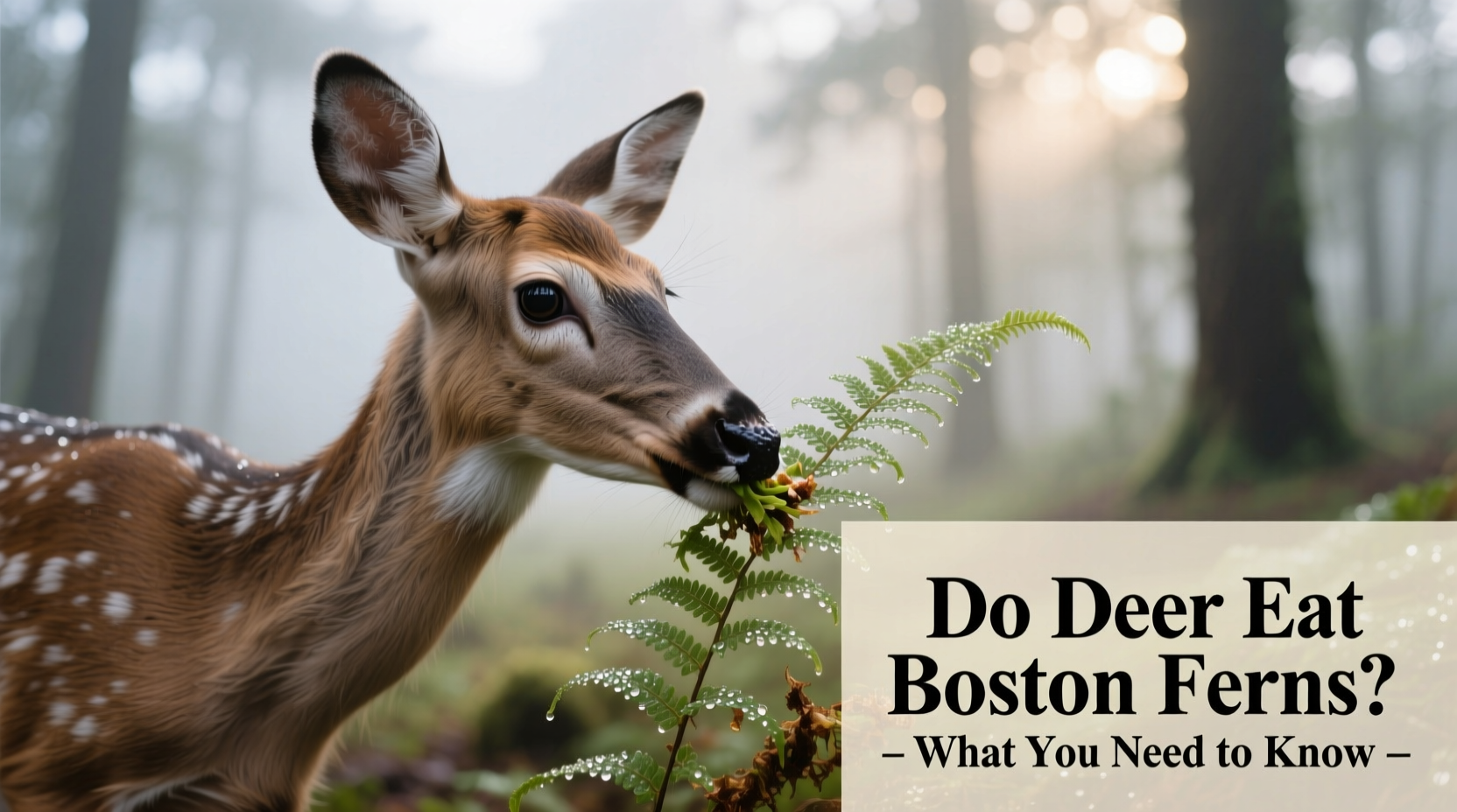 Do Deer Eat Boston Ferns? What You Need to Know
