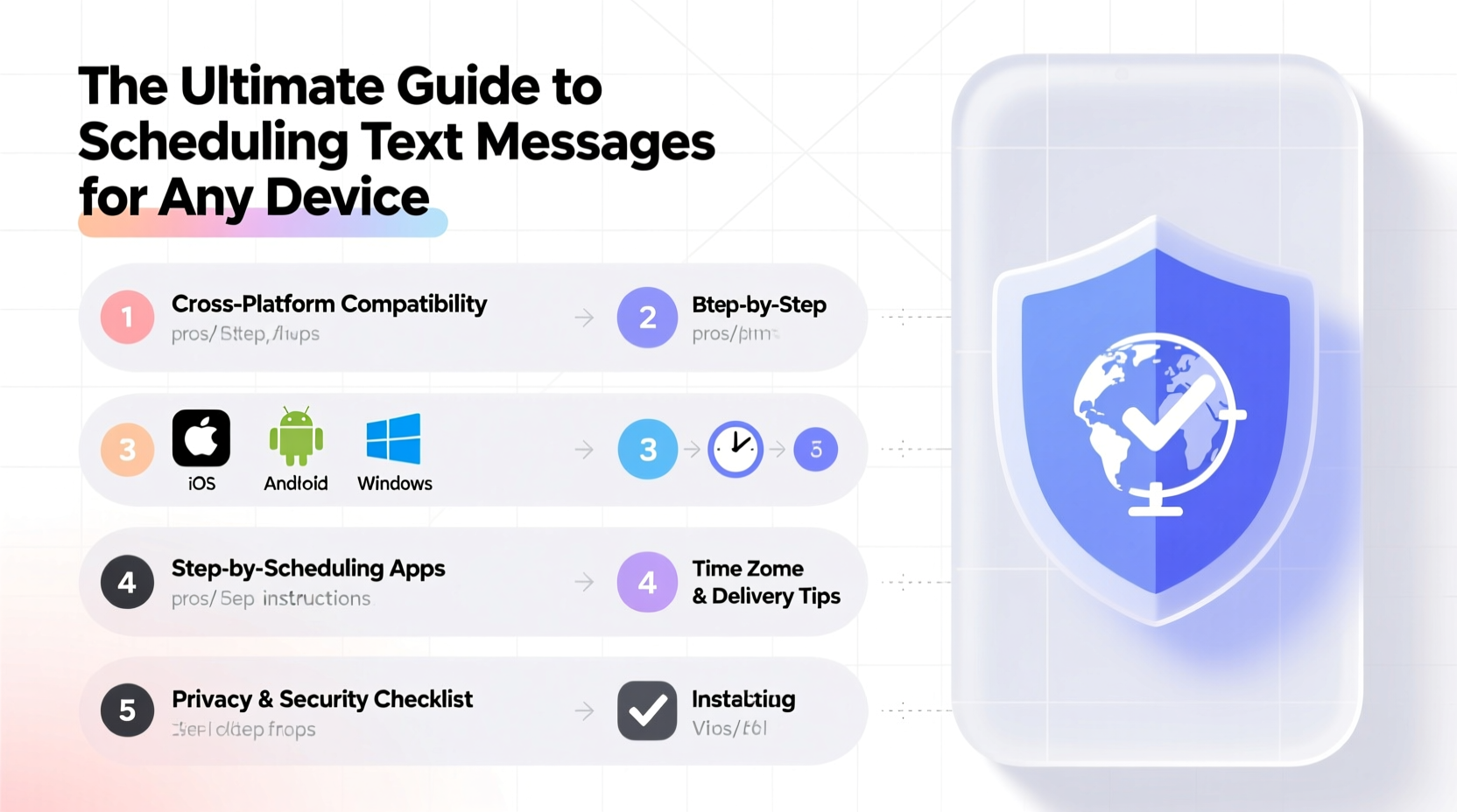 the ultimate guide to scheduling text messages for any device