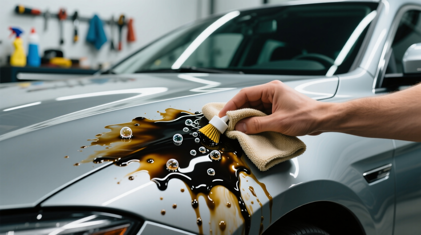 how to clean tar off of your car