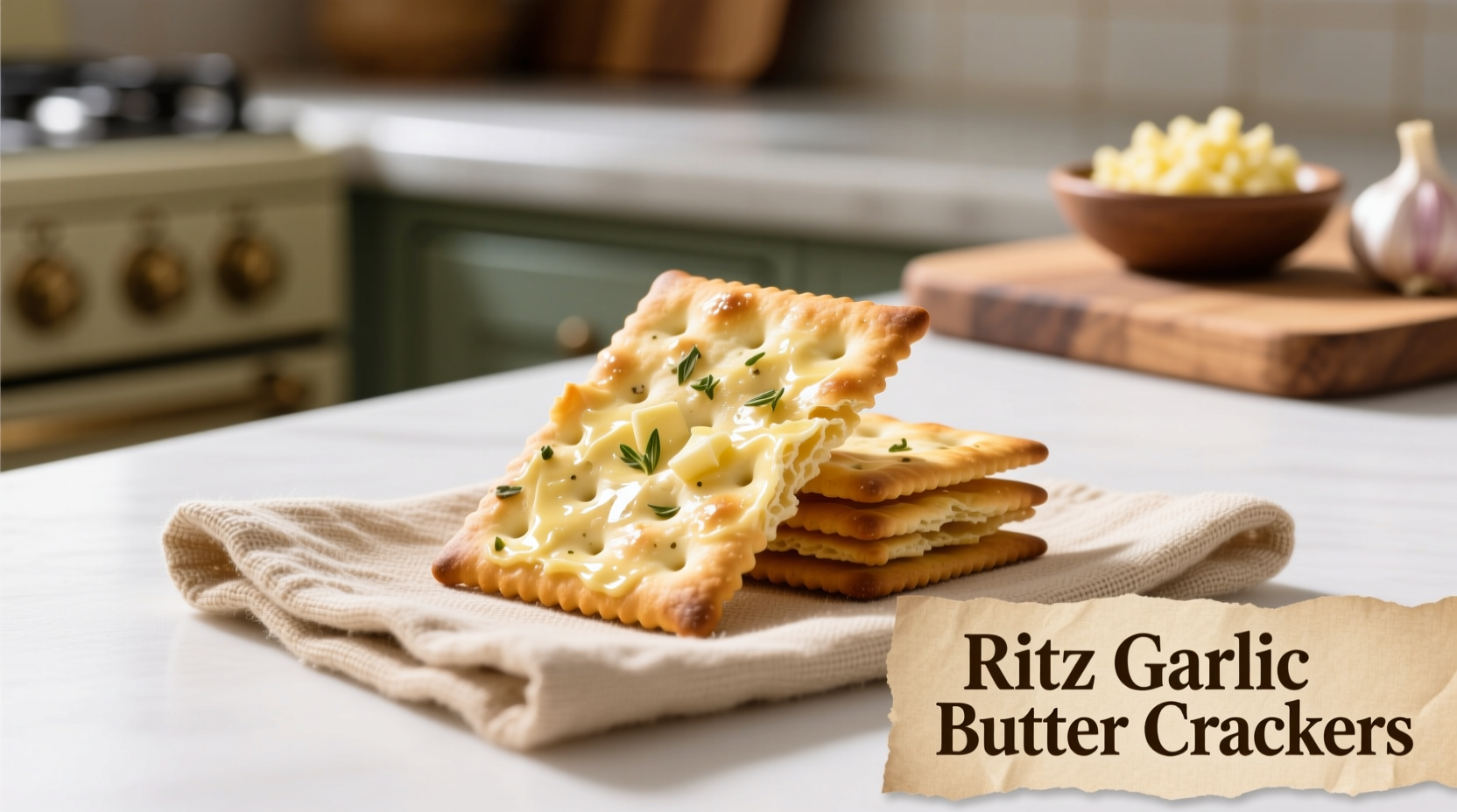 ritz garlic butter crackers