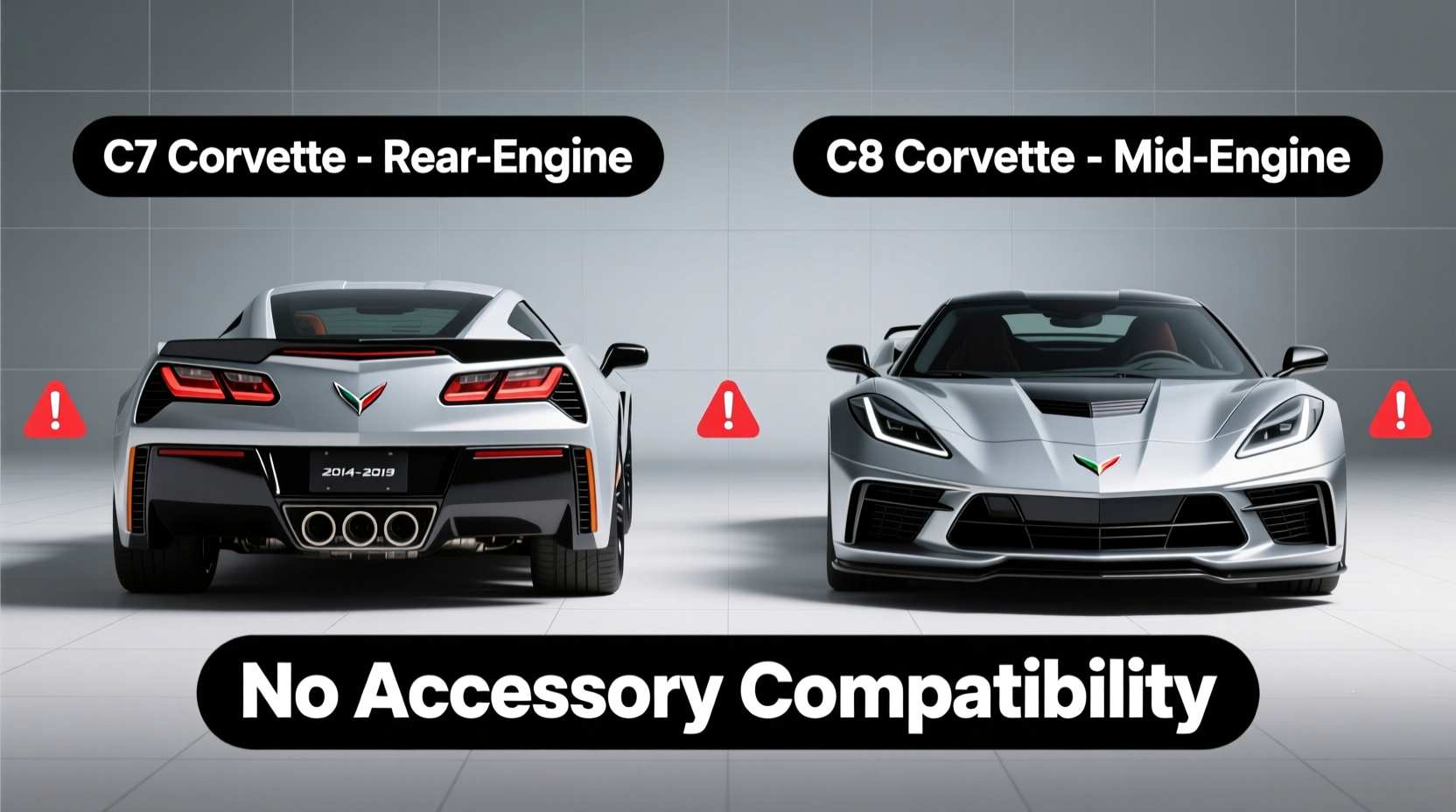 c8 vs c7 accessory compatibility
