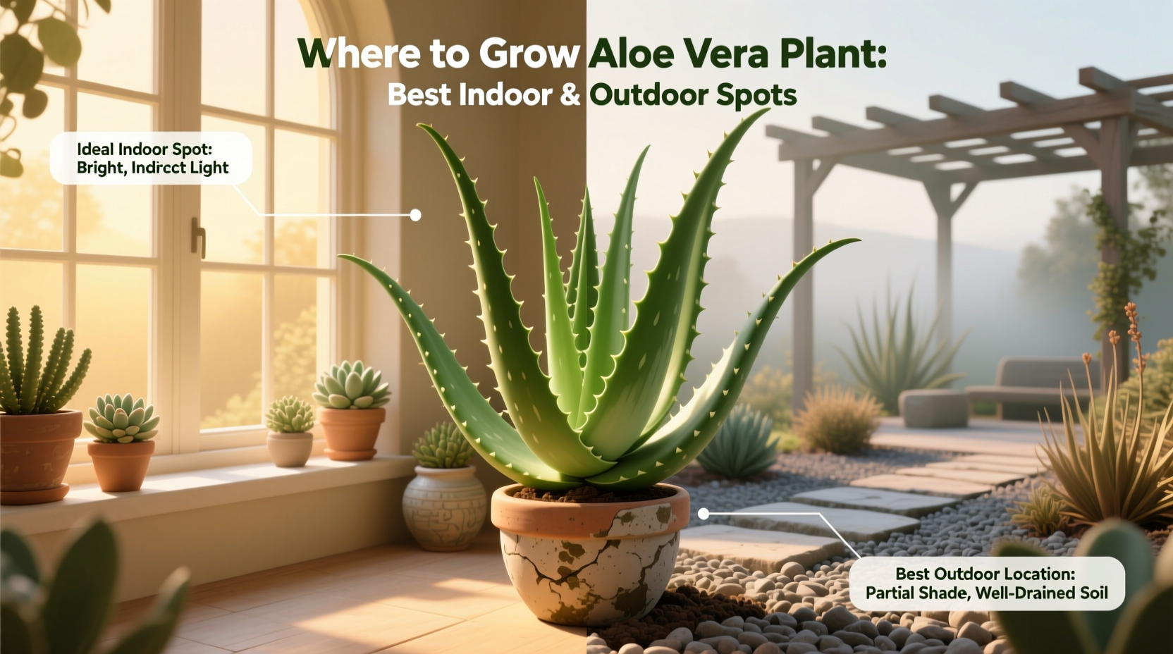 Where to Grow Aloe Vera Plant: Best Indoor & Outdoor Spots