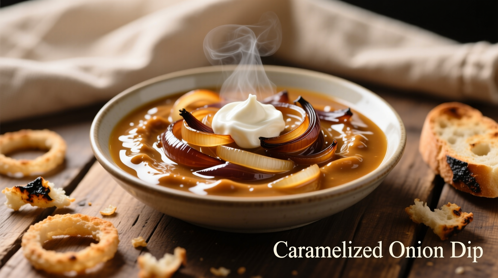 carmelized onion dip