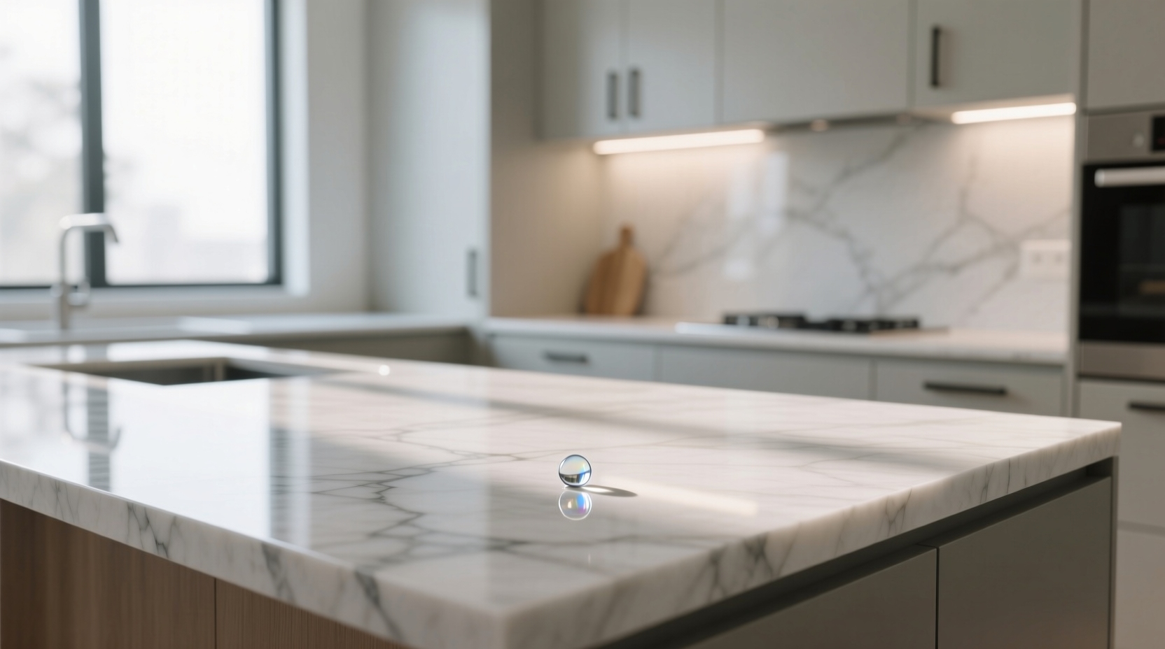 cleaning quartz countertops
