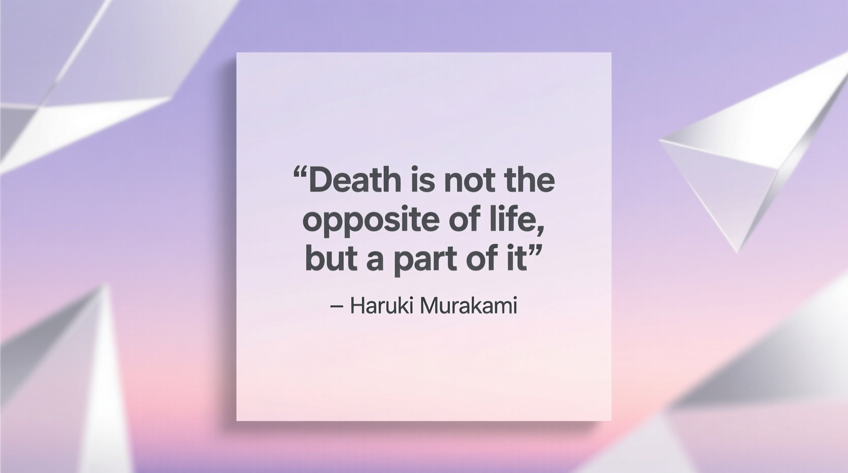 death quotes life