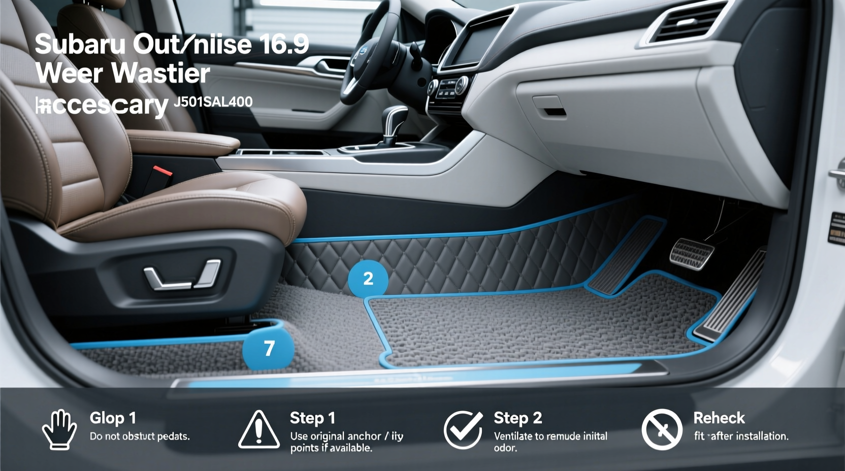Subaru Outback All Weather Floor Mats J501SAL400 Buying Guide