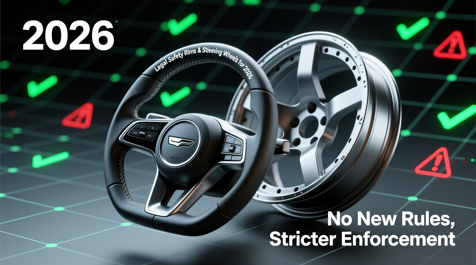 legal safety rims steering wheel 2026