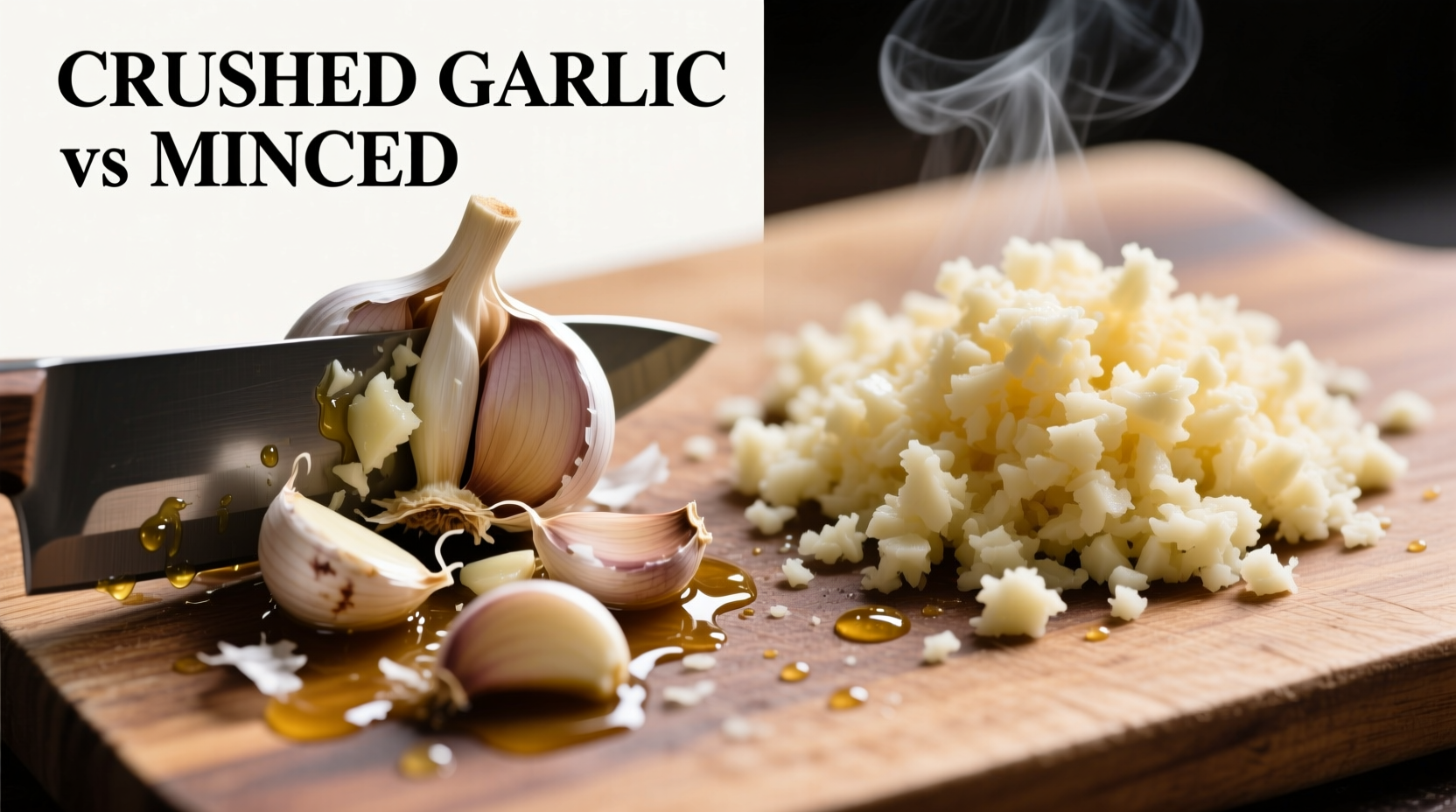 crushed garlic vs minced