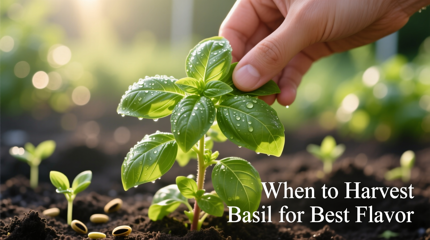 When to Harvest Basil for Best Flavor