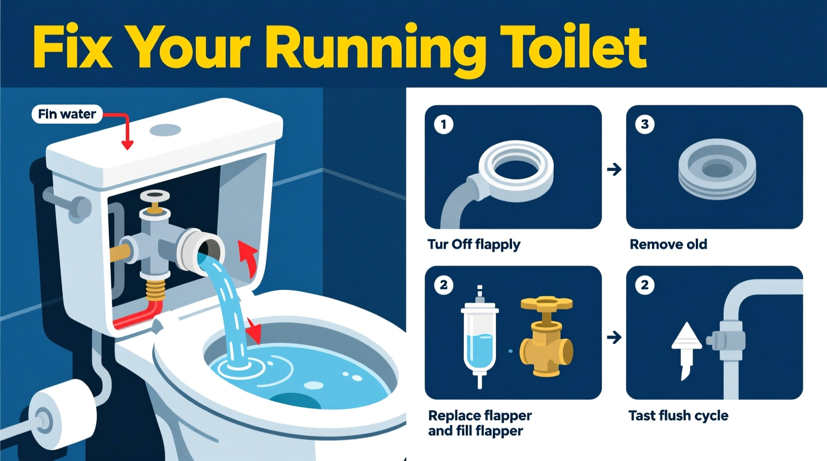 why is my toilet running constantly causes fixes