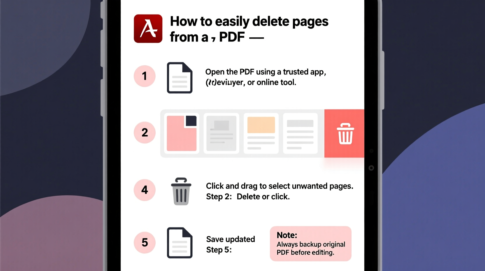 how to easily delete pages from a pdf step by step methods for any device
