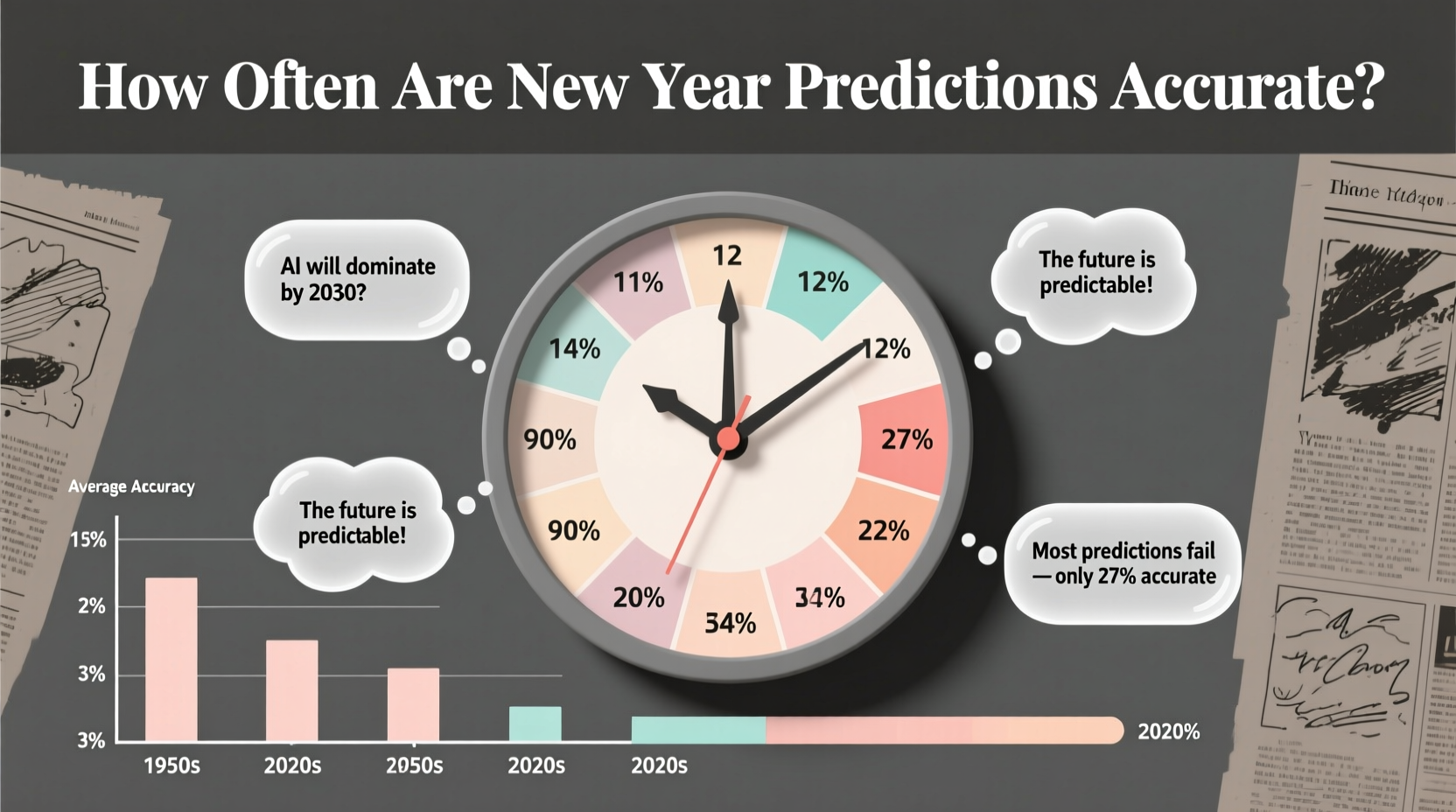how often are new year predictions right