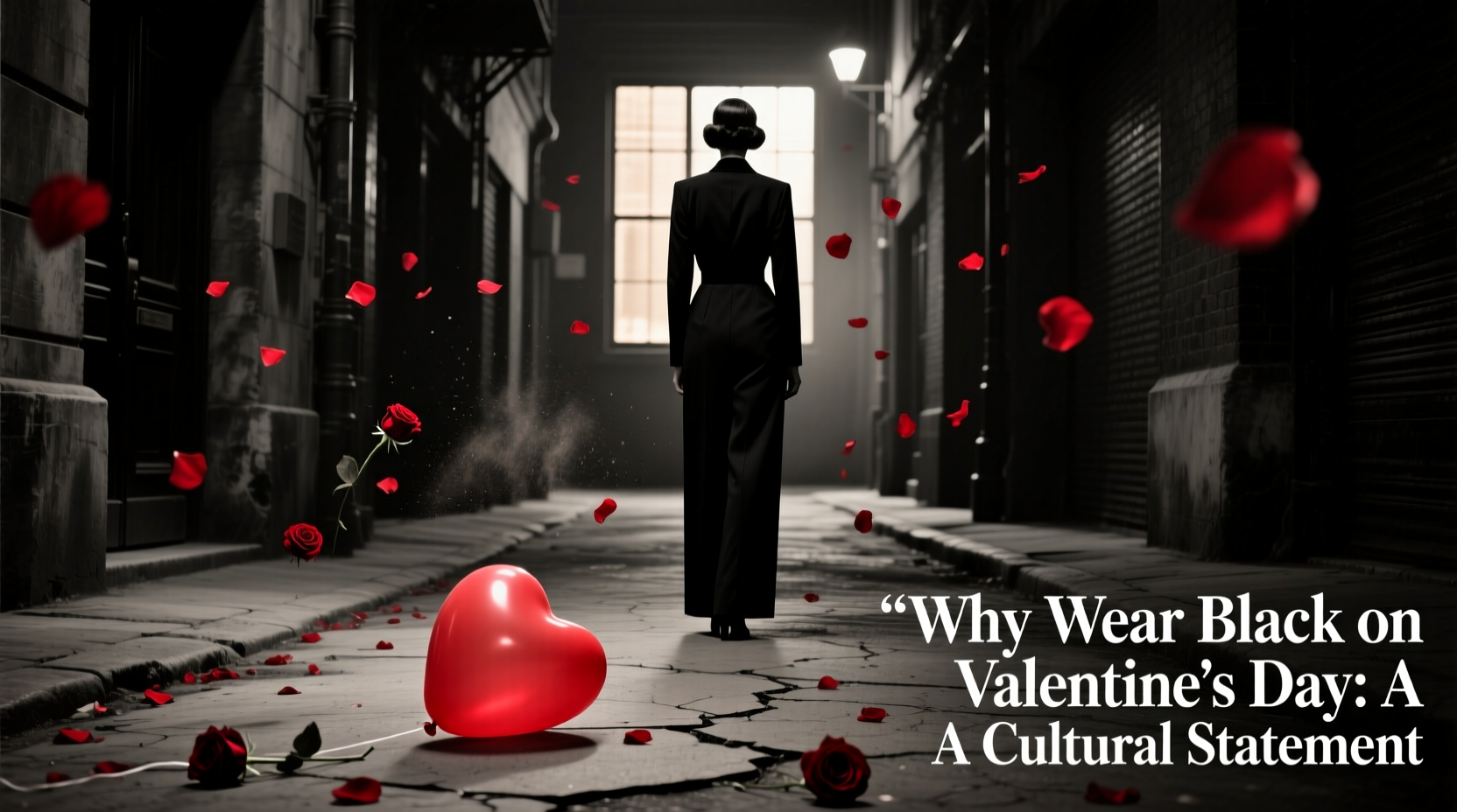 why wear black on valentines day
