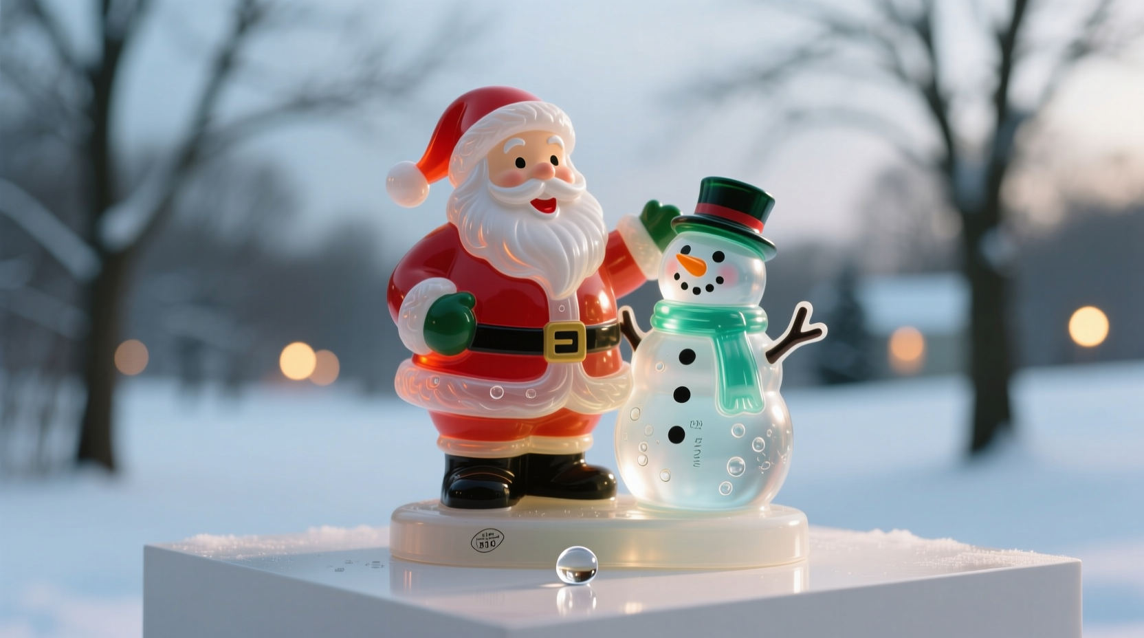 how clean restore christmas blow molds