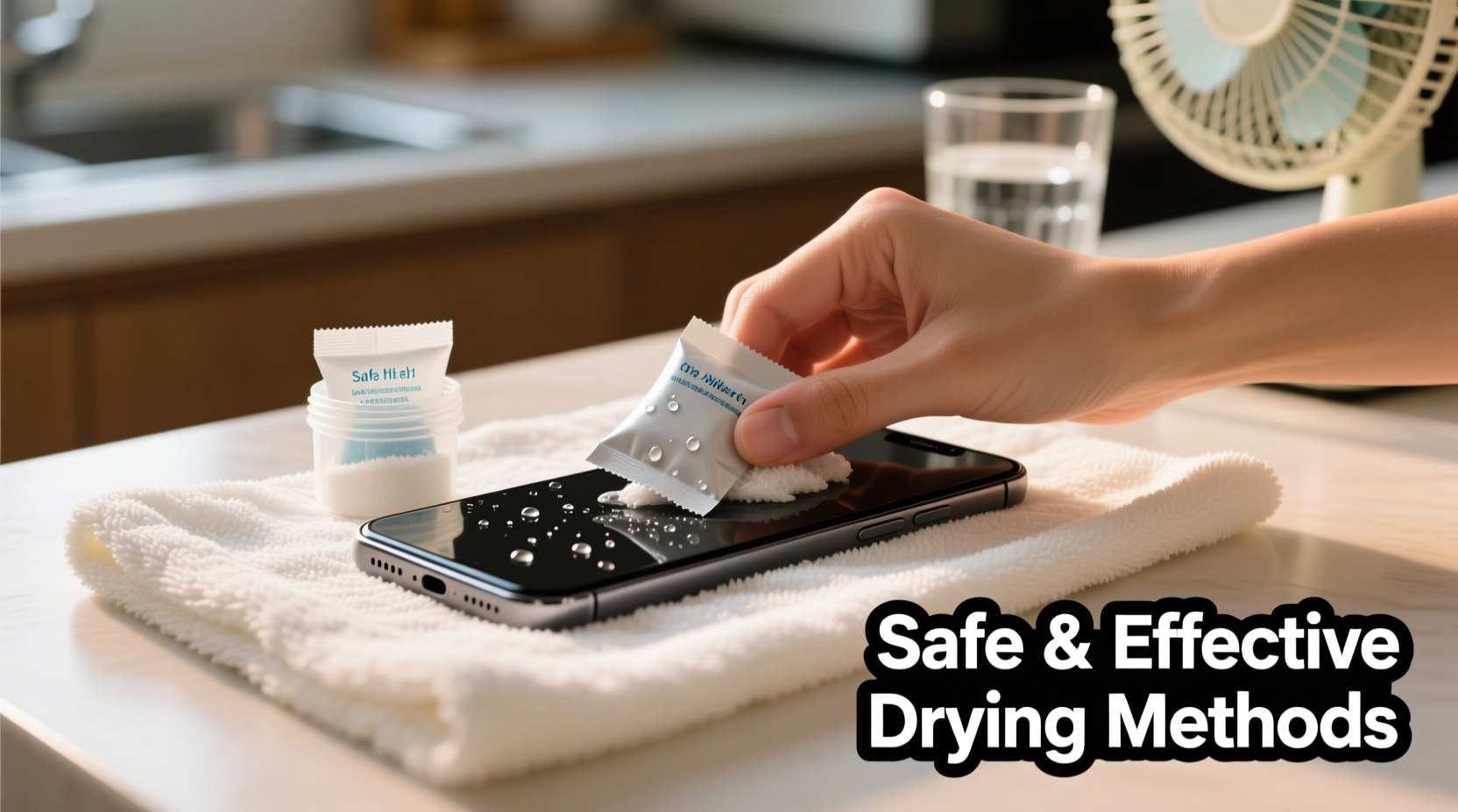 effective and safe methods to quickly dry out a cell phone without damage