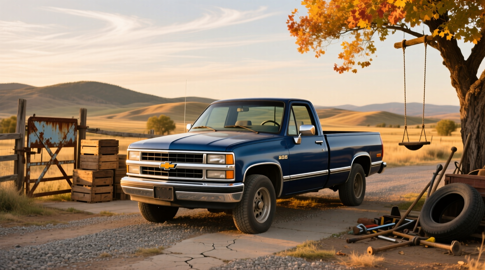 1995 Chevrolet pickup truck parked outdoors