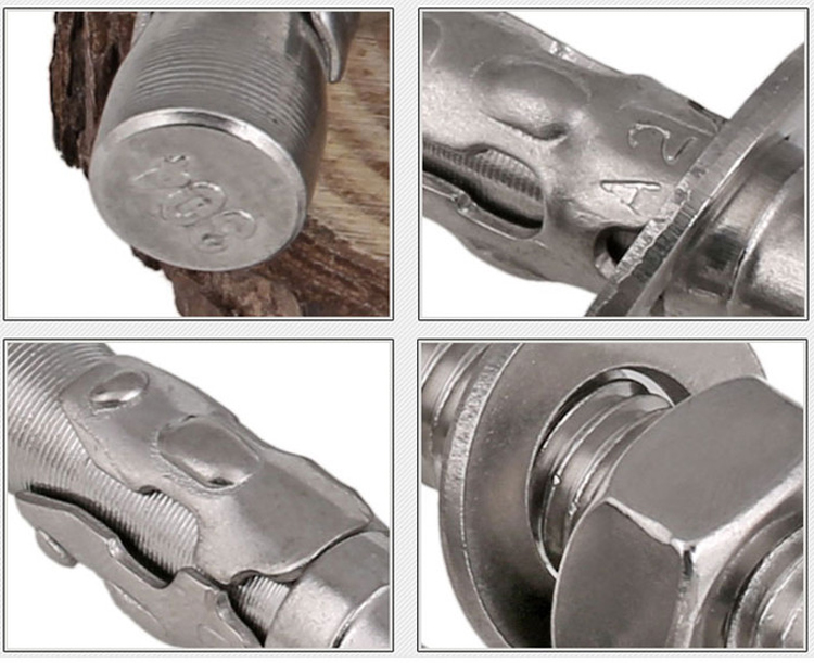 Fasteners Manufacturers Stainless Steel Hilti Anchor Bolt Wedge Anchor Expansion Bolt Through Bolt