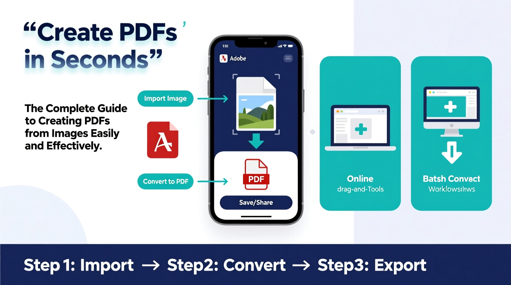 the complete guide to creating pdfs from images easily and effectively