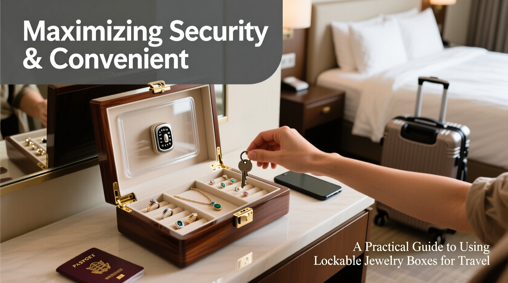 maximizing security and convenience a practical guide to using lockable jewelry boxes for travel