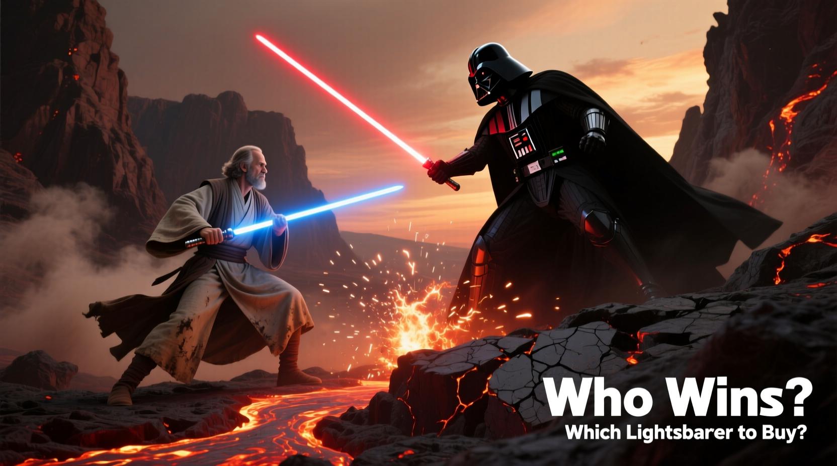 kenobi vs darth vader lightsaber duel which style wins and which lightsaber to buy