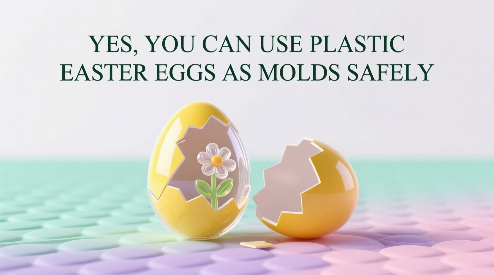 can i use plastic easter eggs for moulds