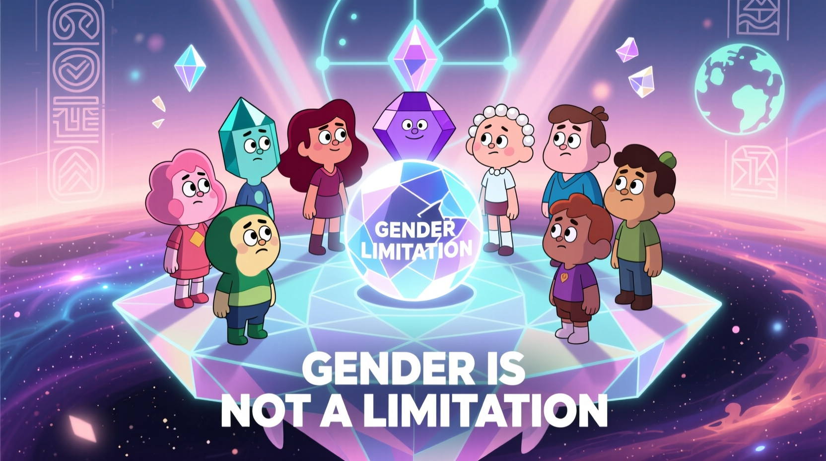 why are all gems female in steven universe gender explained