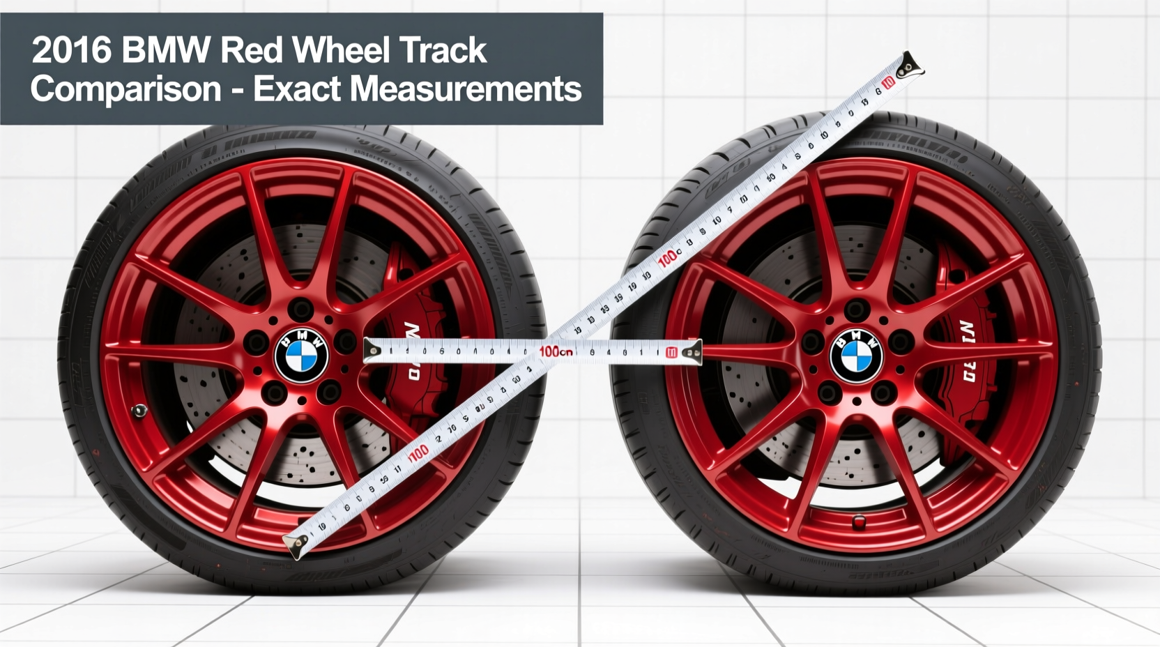 2016 bmw red wheel track comparison