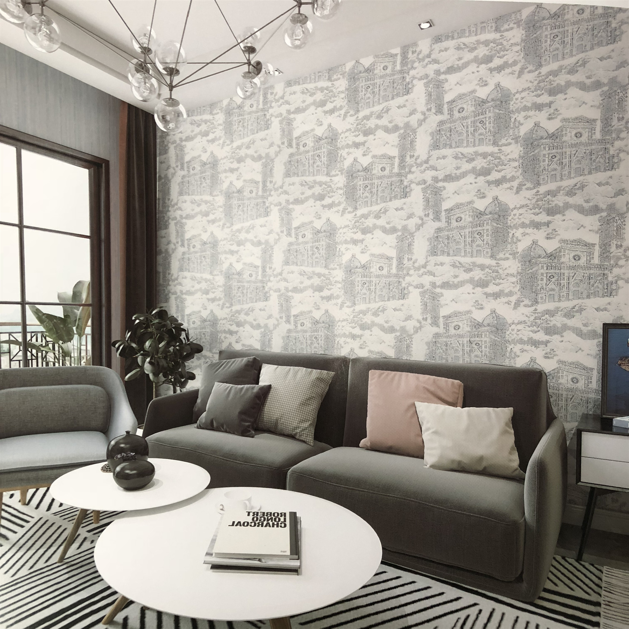 Factory sells 3d wallpaper, modern wallpaper